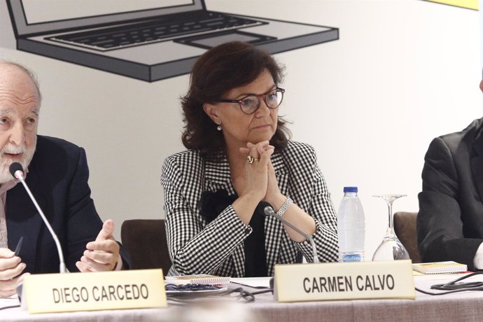 La vicepresidenta del Gobierno, Carmen Calvo, interviene en la XVI Jornada Nacio