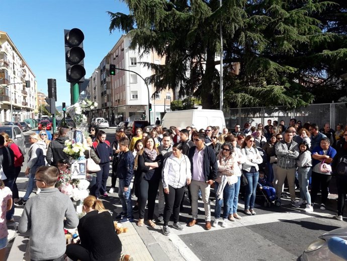 Imagen de la concentración.