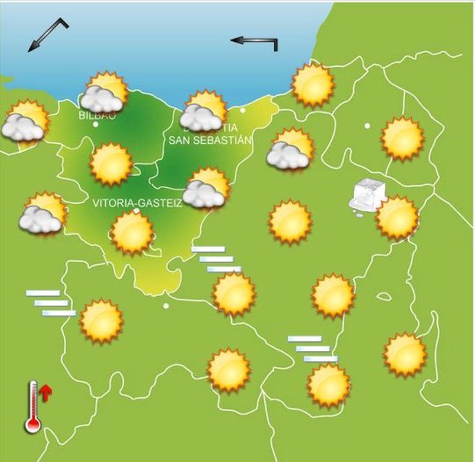 Previsiones para el 3 de octubre