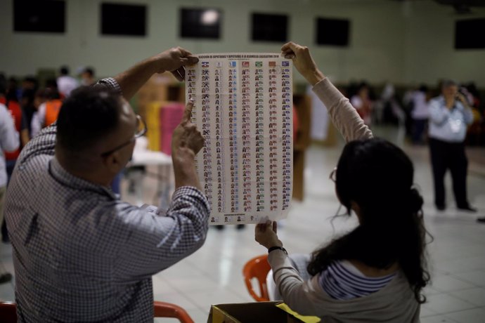 Papeleta electoral de El Salvador
