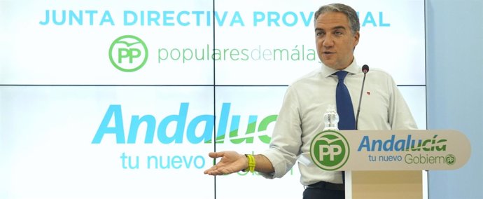El presidente del PP de Málaga, Elías Bendodo