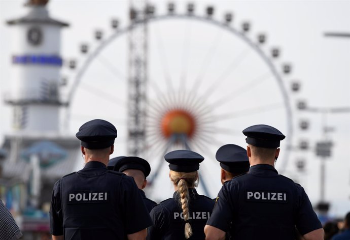 Agentes de la Policía en Múnich