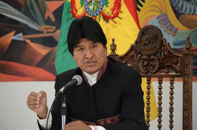 El presidente de Bolivia, Evo Morales