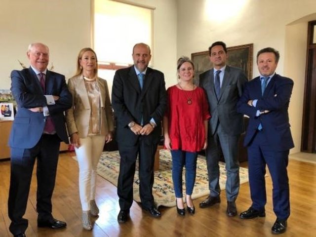 Guijarro y Martínez en la reunión