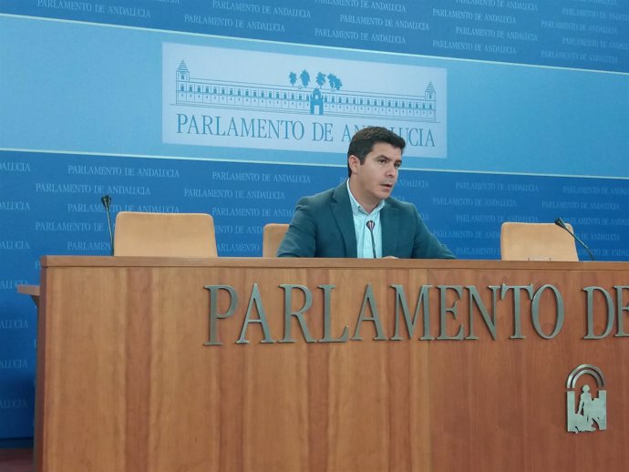 El portavoz adjunto de Cs en el Parlamento andaluz, Sergio Romero