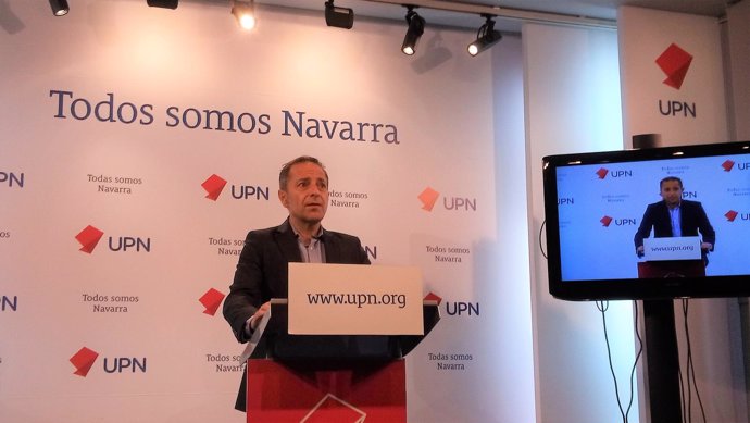 El parlamentario de UPN Juan Luis Sánchez de Muniáin
