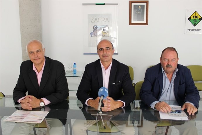 Autoridades en el balance de la Feria Ganadera de Zafra 2018