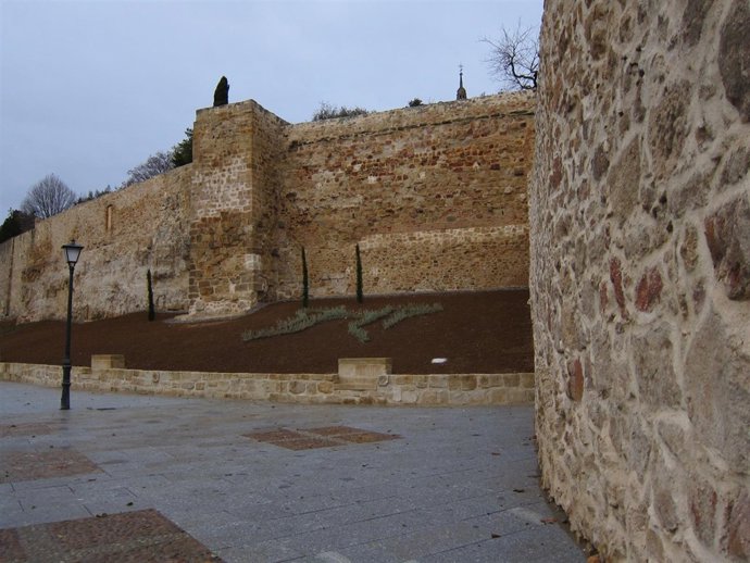 Parte de la muralla en Salamanca.                               