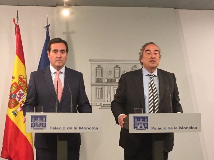 Antonio Garamendi y Juan Rosell