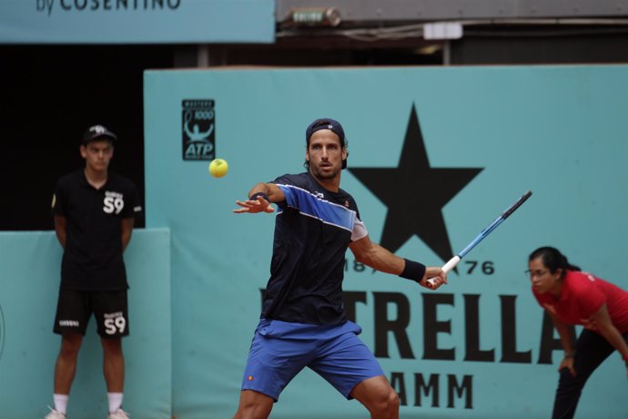 Feliciano López en el Mutua Madrid Open