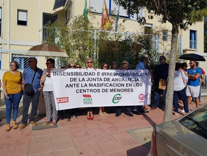 Protestas ante el centro de atención inmediata de Piedras Redondas