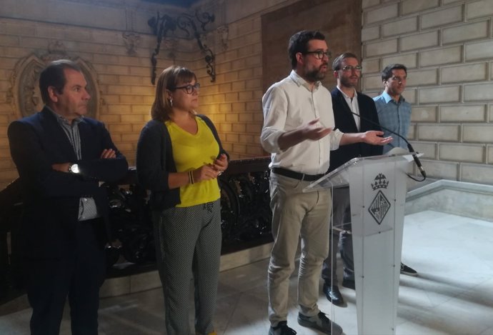El alcalde de Palma, Antoni Noguera, informa de proyectos en Playa de Palma