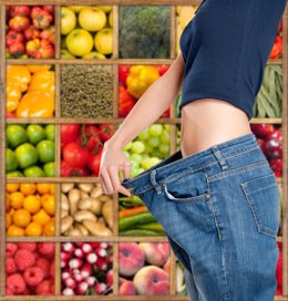 Dieta. Perder peso. Adelgazar. Frutas y verduras para perder peso