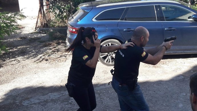 Una de las prácticas del curso de AUGC