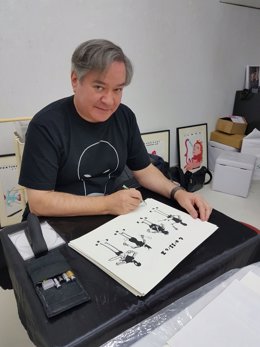 El dibujante Miguel Ángel Martín