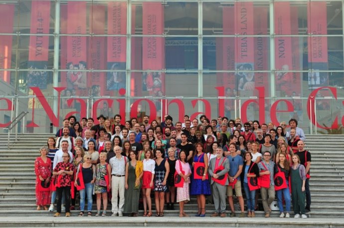 Fotografia de família de la temporada 2018-2019 del TNC (arxiu)