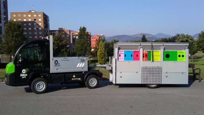 Camión de Reciclaje en Bilbao