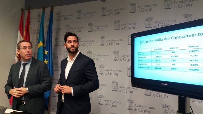 FERNANDO COUTO (FORO) Y RUBÉN HIDALGO (GERENTE GIJÓN IMPULSA)