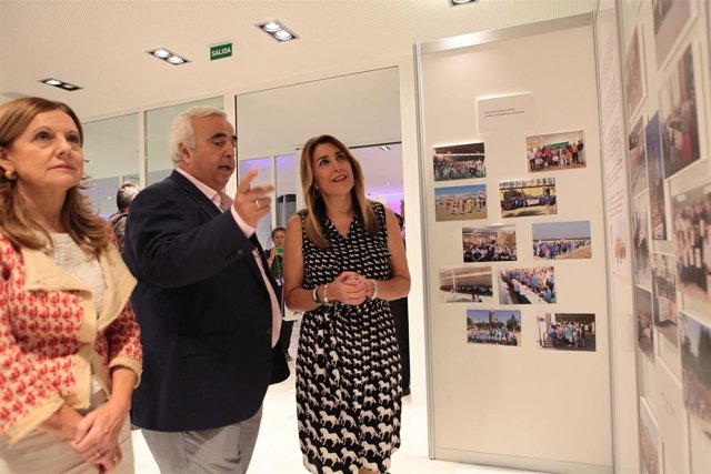 La presidenta de la Junta, Susana Díaz, en el comienzo del congreso de Asanec