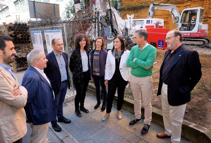 Inicio obras calle La Paz