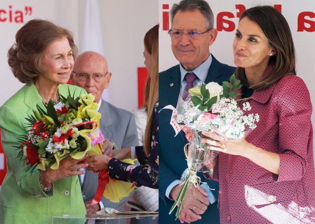 La reina sofia y la reina letizia