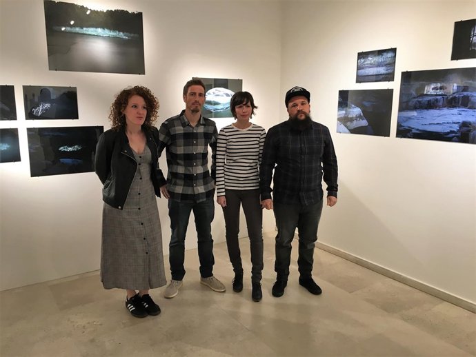 Valladolid.- Artistas y comisaria de la muestra 'Ecos'