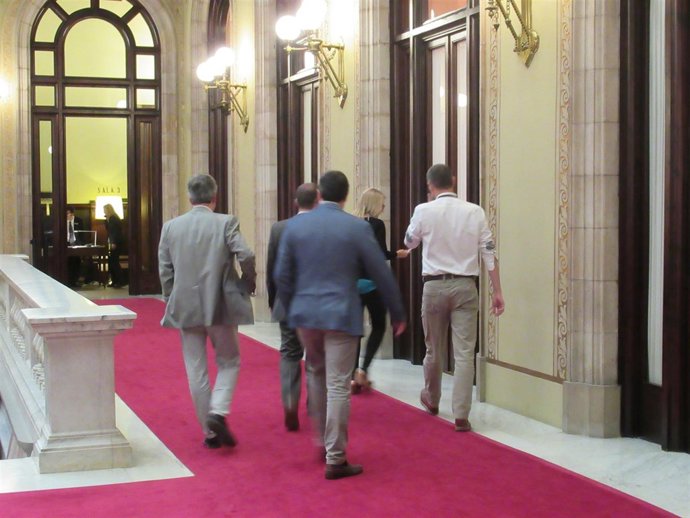 Albert Batet, Toni Morral, Josep Costa, Jaume Campdepadrós (JxCat)