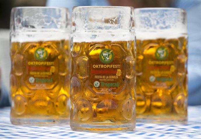 Cervezas para el Oktoberfest de Las Palmas de Gran Canaria