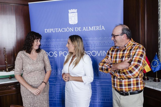 López Asensio, Guil y Rodulfo durante la presentación del evento a los medios.