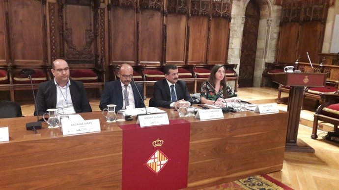 Neus Truyol en la conferencia anual de MedCities en Barcelona