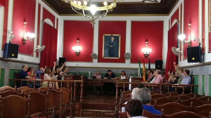 Pleno del Ayuntamiento de Morón de la Frontera (Sevilla)