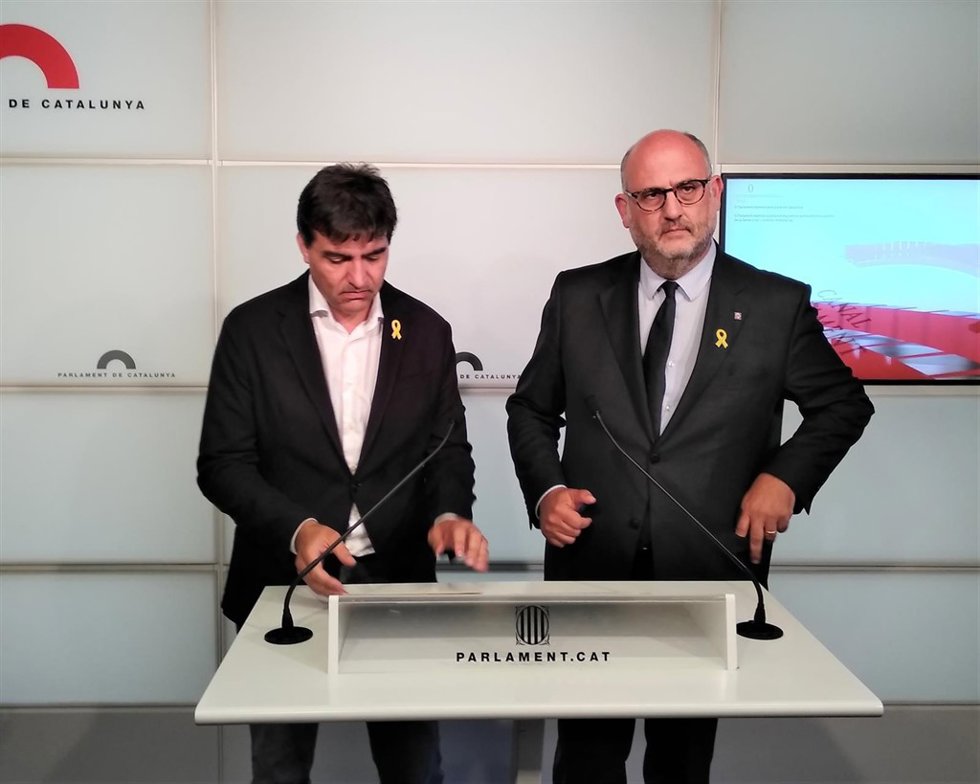 Sergi Sabrià (ERC), Eduard Pujol (JxCat)