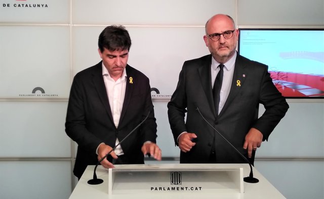Sergi Sabrià (ERC), Eduard Pujol (JxCat)
