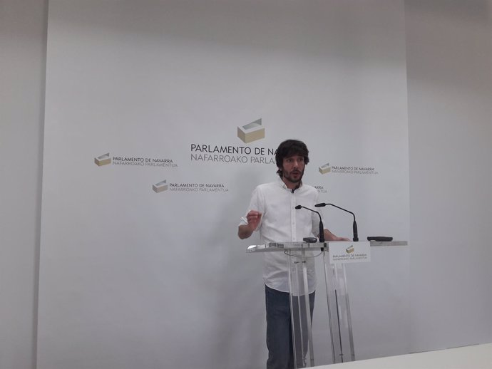 Mikel Buil, parlamentario de Podemos.