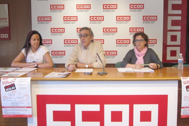 Rueda de prensa de CCOO sobre el Día del Trabajo Decente
