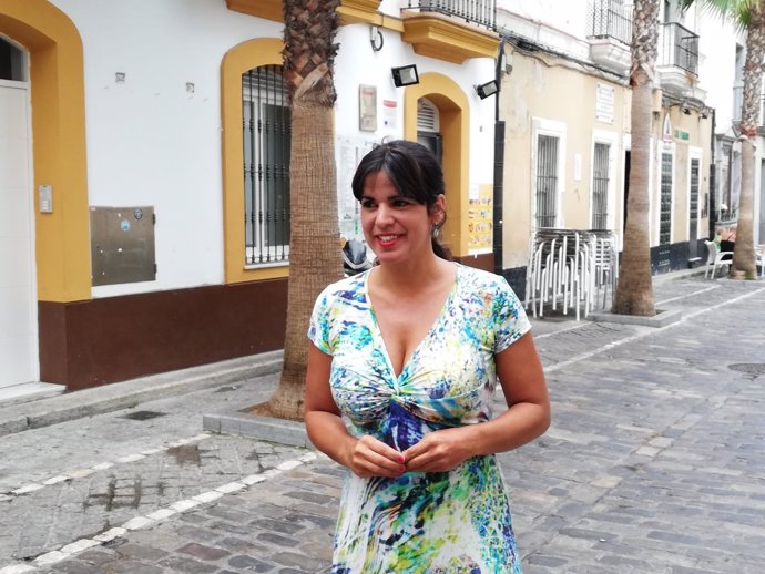 La coordinadora del Podemos Andalucía, Teresa Rodríguez