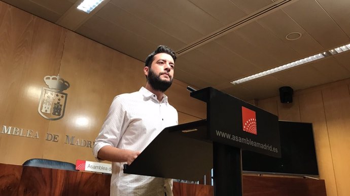 El portavoz adjunto de Ciudadanos en la Asamblea de Madrid, César Zafra