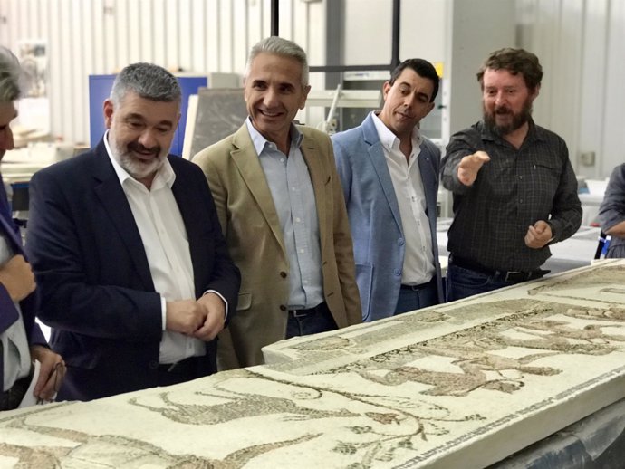 El mosaico 'Los amores de Zeus' regresará a Écija en diciembre