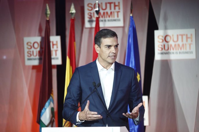 El presidente del Gobierno, Pedro Sánchez, clausura el South Summit 2018 en Madr