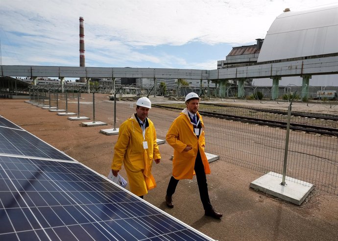 Planta solar en Chernóbil