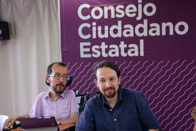 El secretario general de Podemos, Pablo Iglesias, participa en el Consejo Ciud