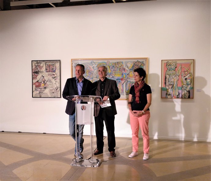 Presentación de la exposición de Sergio Abraín en La Lonja.
