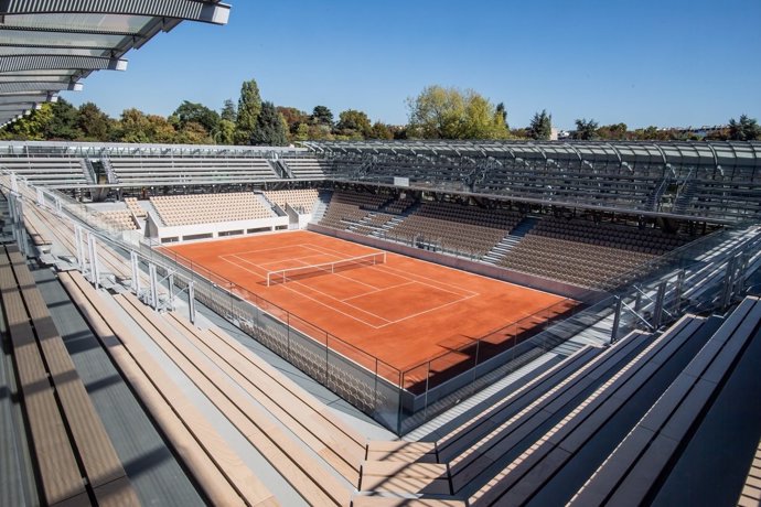 La nueva pista Simonne-Mathieu ya está lista para el torneo de Roland Garros