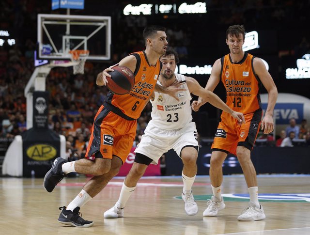 Sergi Llull, protagonista del Valencia Basket - Real Madrid