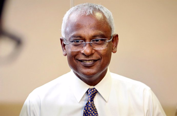 El presidente electo de Maldivas, Mohamed Solí