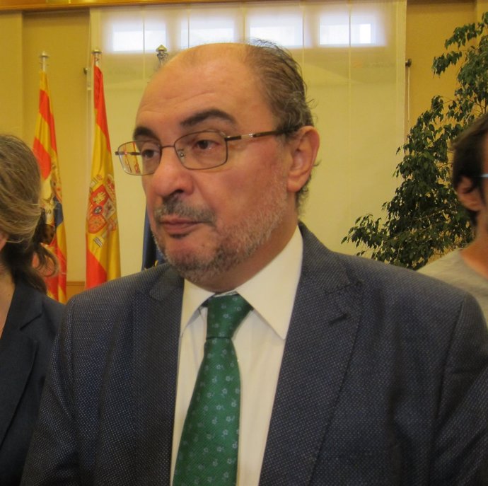El presidente de Aragón, Javier Lambán 