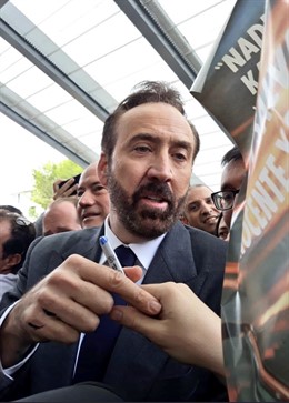 L'actor Nicolas Cage al Festival de Sitges