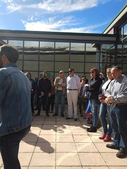 Palencia.- Tudanca participa en la concentración de Barruelo