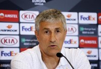 Setién: "El Atlético no regala el balón a pesar de que no tenga nuestros mecanismos"