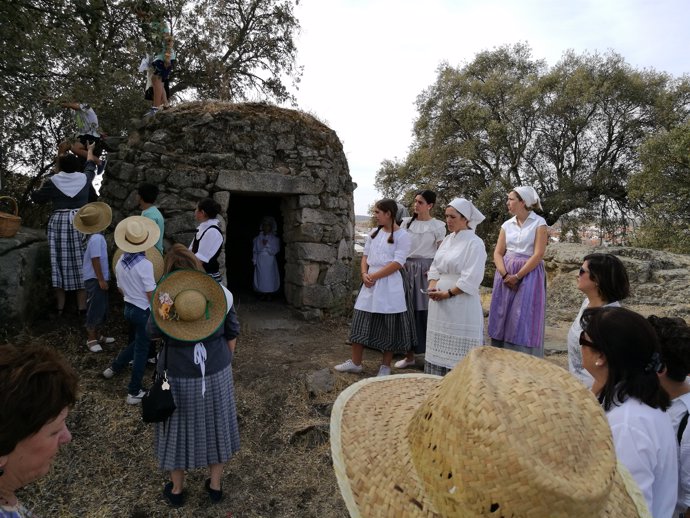 UNo ed los chozos que servía de refugio a los pastores